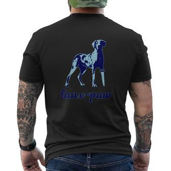 Faux-Paw Mens Back Print T-shirt - Thegiftio UK