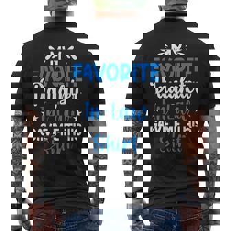 My Favorite Daughter In Law Gave Me This Fathers Day Men's T-shirt Back Print | Mazezy
