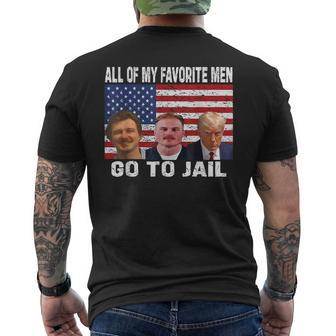 All Of My Favorite Go To Jail Sayings Men's T-shirt Back Print - Seseable