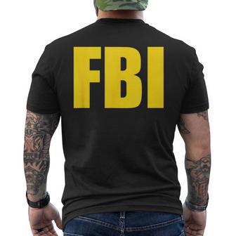 Fbi Federal Bureau Of Investigation Logo T-Shirt mit Rückendruck - Seseable