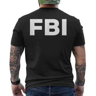 Fbi Logo Federal Bureau Of Investigation T-Shirt mit Rückendruck - Seseable