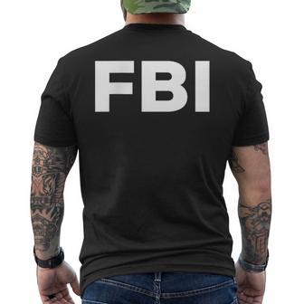 Federal Bureau Of Investigation Fbi Costume T-Shirt mit Rückendruck - Seseable