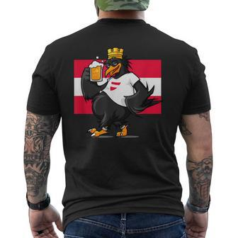 Federal Eagle Austria Besoffener Eagle Rauschkind T-Shirt mit Rückendruck - Seseable
