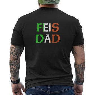 Feis Dad Irish Flag Mens Back Print T-shirt - Thegiftio UK