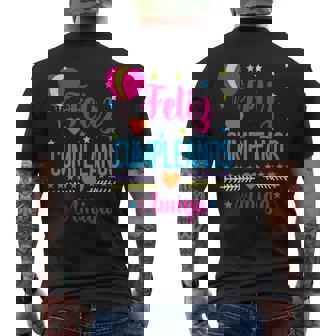 Feliz Cumpleanos Amiga-Feliz Cumpleaños Amiga Español Camiseta Hombre Estampado Espalda - Regaloses