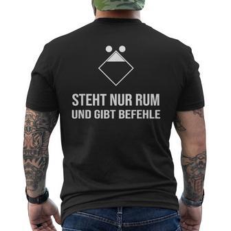 Feuerwehrmann Group Leader T-Shirt mit Rückendruck - Seseable