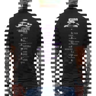 Fibromyalgia Spoonie & Fibro Awareness This Is My Flare Day Men's T-shirt Back Print | Mazezy