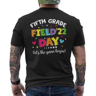 Field Day 2022 Fifth Grade Let The Games Begin Kids Tie Dye Mens Back Print T-shirt - Thegiftio UK