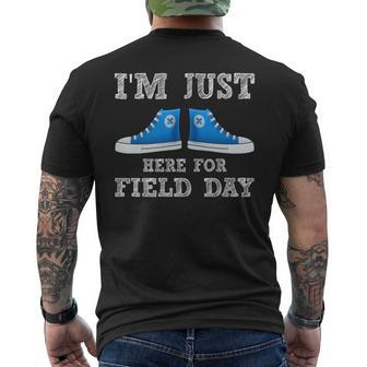 Field Day Quote Slogan Student Child Kid Coach Fun Sports Men's T-shirt Back Print - Monsterry