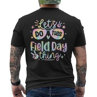 Lets Do This Field Day Thing Tie Dye 2024 Men's T-shirt Back Print - Seseable