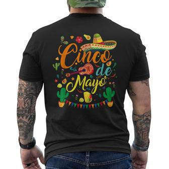Fiesta Cinco De Mayo Mexican Party 5 De Mayo Women Men's T-shirt Back Print - Monsterry CA