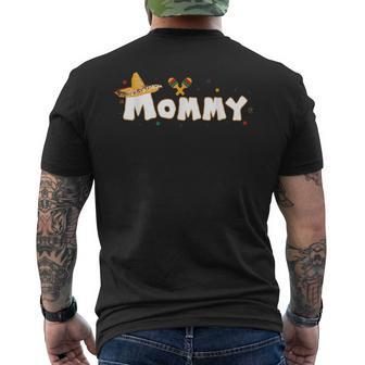 Fiesta Mexican Party Cinco De Mayo Mommy Men's T-shirt Back Print - Monsterry