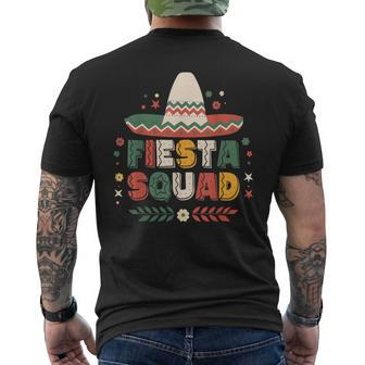 Fiesta Squad Family Matching Cinco De Mayo Men's T-shirt Back Print - Monsterry UK