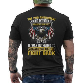 Fight Back V2 Mens Back Print T-shirt - Thegiftio UK