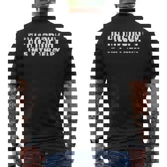 Filósofo La Filosofía Es Mi Terapia Camiseta Hombre Estampado Espalda - Regaloses