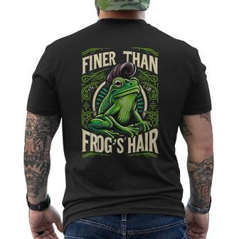 Finer Than Frog's Hair Men's T-shirt Back Print - Seseable
