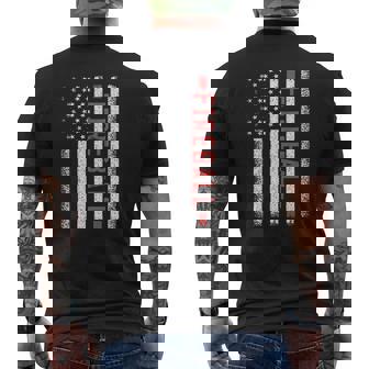 Fireball American Flag 4Th Of July Cool Soccer Player Mens Back Print T-shirt - Thegiftio