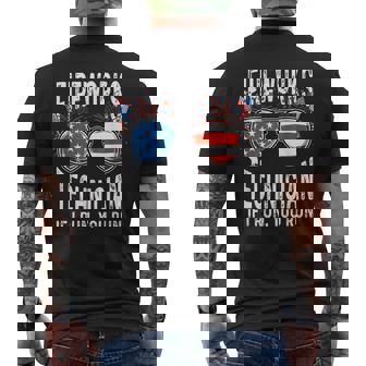 Firework Technician 4Th Of July Usa Pyro-Technician Men's T-shirt Back Print - Thegiftio UK