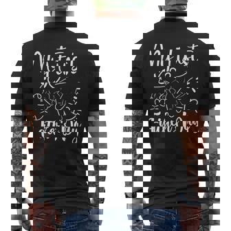 My First Fathers Day Fathers Day 2024 Men's T-shirt Back Print | Mazezy