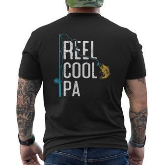 Fishing Reel Cool Pa Father’S Day For Fisherman Pa Mens Back Print T-shirt | Mazezy