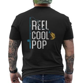 Fishing Reel Cool Pop Father’S Day For Fisherman Pop Mens Back Print T-shirt | Mazezy UK