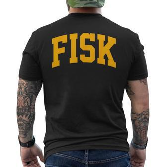 Fisk University Retro Women Men's T-shirt Back Print - Monsterry AU