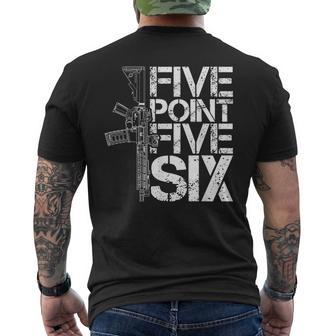 Five Point Five Six Ar15 556Mm M4 Rifle Men's T-shirt Back Print - Monsterry AU