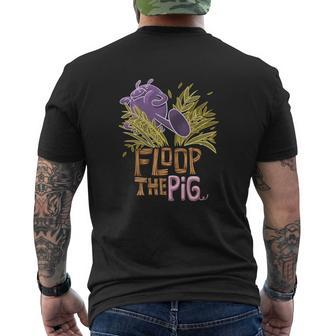 Floop-The-Pig Mens Back Print T-shirt - Thegiftio UK