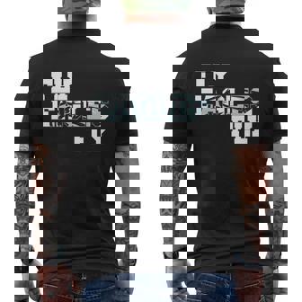 Fly Eagles Fly V2 Mens Back Print T-shirt - Thegiftio