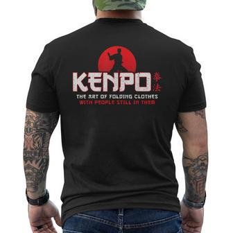 Folding Clothes American Kenpo Karate Karateka Men's T-shirt Back Print - Monsterry AU