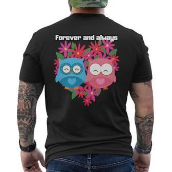 Forever And Always After All This Time Love Friends Cute Men's T-shirt Back Print - Monsterry UK