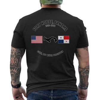 Fort Kobbe Panama Gone But Never Forgotten Veteran Men's T-shirt Back Print - Monsterry DE