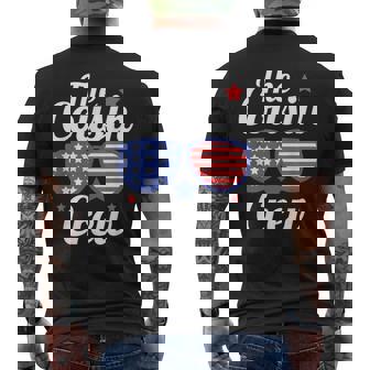 Fourth Of July Family American Flag 4Th Of July Cousin Crew Men's T-shirt Back Print - Thegiftio