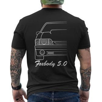 Foxbody Car 50 Mens Back Print T-shirt - Thegiftio UK