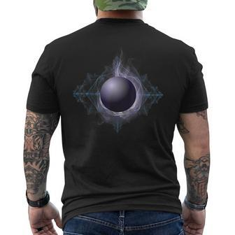 Fractal Energy Quantum Science Ball T Zero Point Men's T-shirt Back Print - Monsterry CA