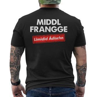 Franke Franken Frankenland Bayern Fränkisch Dialect T-Shirt mit Rückendruck - Geschenkecke