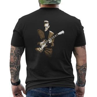 Frankenstein Guitar Mens Back Print T-shirt - Thegiftio UK