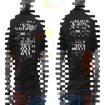 Frase Divertida Huerta Huerto Jardinería Camiseta Hombre Estampado Espalda - Regaloses