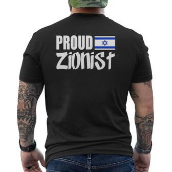 Free Israel Israel Flag Flag Of Israel Proud Zionist Mens Back Print T-shirt - Thegiftio UK