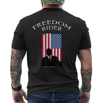 Freedom Rider America Men's T-shirt Back Print - Monsterry UK