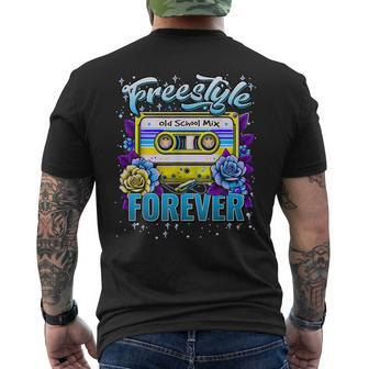 Freestyle Dance Music Retro 80S Cassette Perfect Concert Men's T-shirt Back Print - Monsterry DE