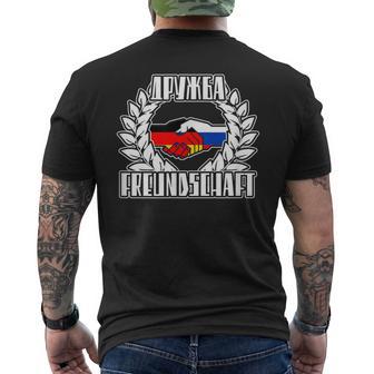 Freundschaft Deutschland Und Russland T-Shirt mit Rückendruck - Geschenkecke