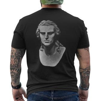 Friedrich Schiller Portrait T-Shirt mit Rückendruck - Seseable