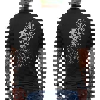 All My Friends Are Dead Skeleton Cigarette Anti-Smoking Men's T-shirt Back Print - Monsterry