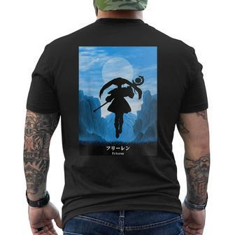 Frieren Flying Magic Men's T-shirt Back Print - Thegiftio