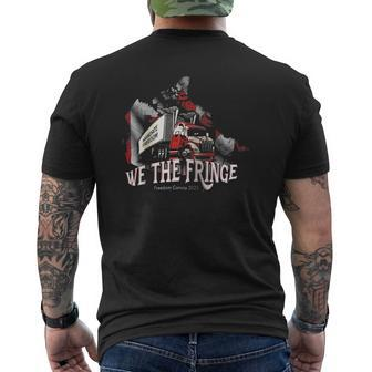 We The Fringe Freedom Convoy Canada Trucker Mens Back Print T-shirt | Mazezy
