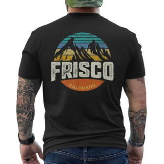 Frisco Colorado Vintage Outdoor Graphic Men's T-shirt Back Print - Monsterry CA