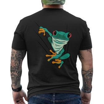 Frog Animal Motif Animal Print Frog Men's T-shirt Back Print - Monsterry UK