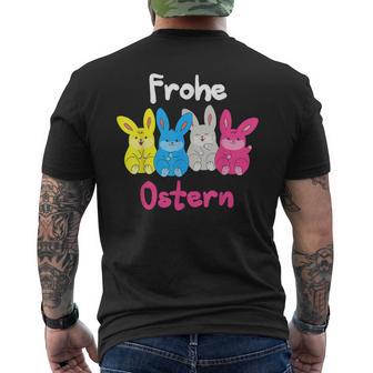 Frohe Ostern Easter Bunny T-Shirt mit Rückendruck - Geschenkecke