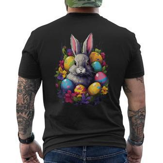 Frühling Ostern Karnickel Süßes Kaninchen Osterhase Motive T-Shirt mit Rückendruck - Seseable